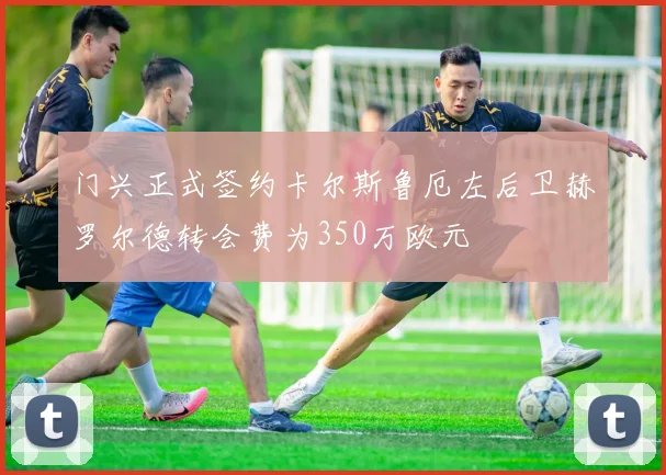 门兴正式签约卡尔斯鲁厄左后卫赫罗尔德转会费为350万欧元